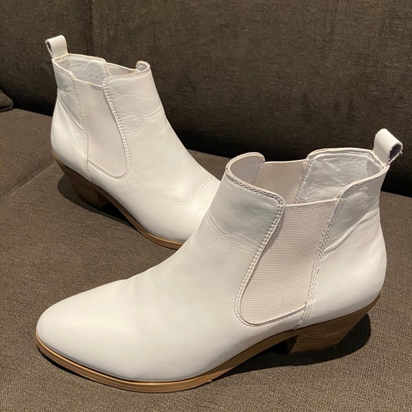 marc fisher white booties